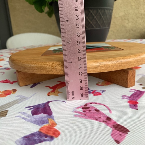 Southwest rotating spice display for dining table tray turntable - Picture 5 of 7